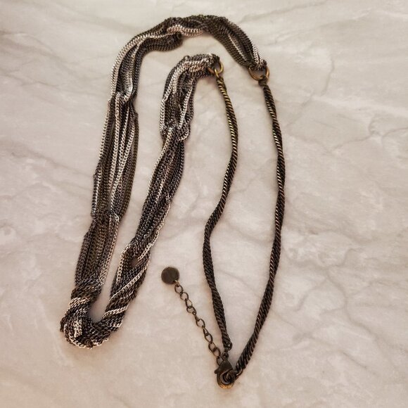 💖 Talbots Multi Chain Necklace 💖 - Picture 1 of 8